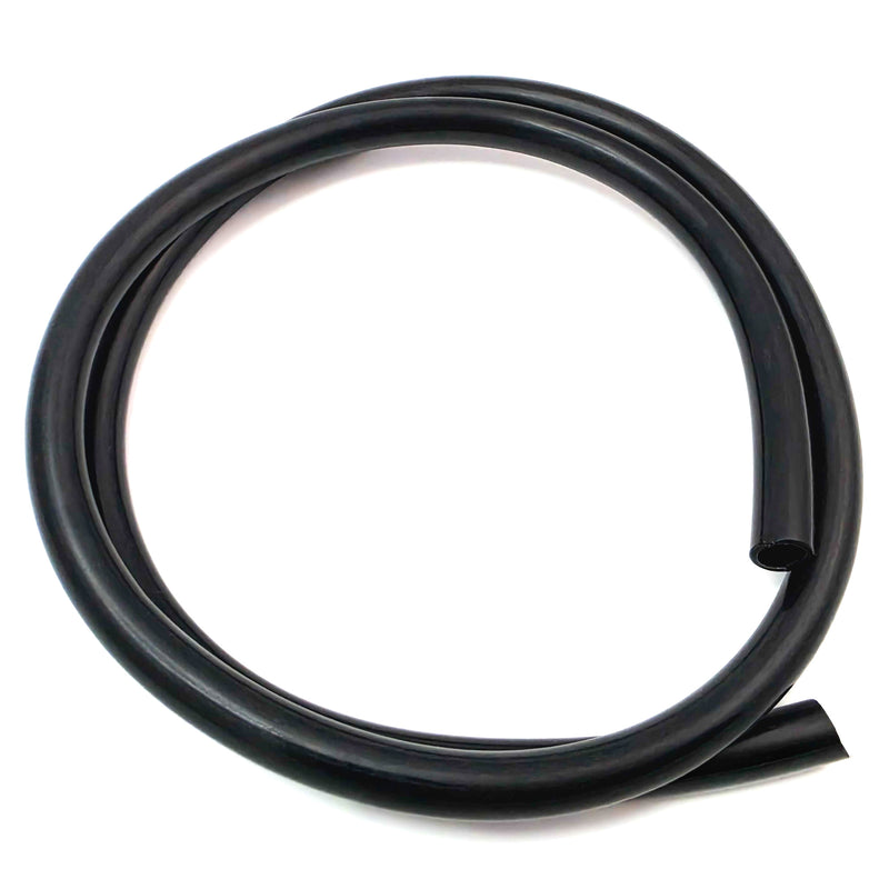N-Bore upgrade tubing - black kink-resistant tubing coiled