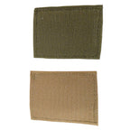 Velcro backing on the tan and green BFly 4-round holders