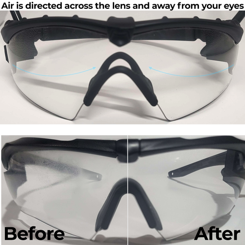 Antifog Adapter for Bloc Tactical Lynx Ballistic Glasses | Clearflow