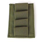 Close-up of the green BFly 4-round holder showing four elastic loops