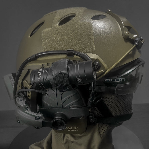 Helmet routing setup