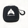 BFly Accessory Case, compact zippered EVA case with BFly Gear logo and clip loop