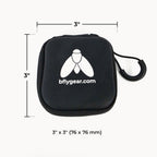 BFly Accessory Case dimensions: 3 inches by 3 inches (76 x 76 mm)