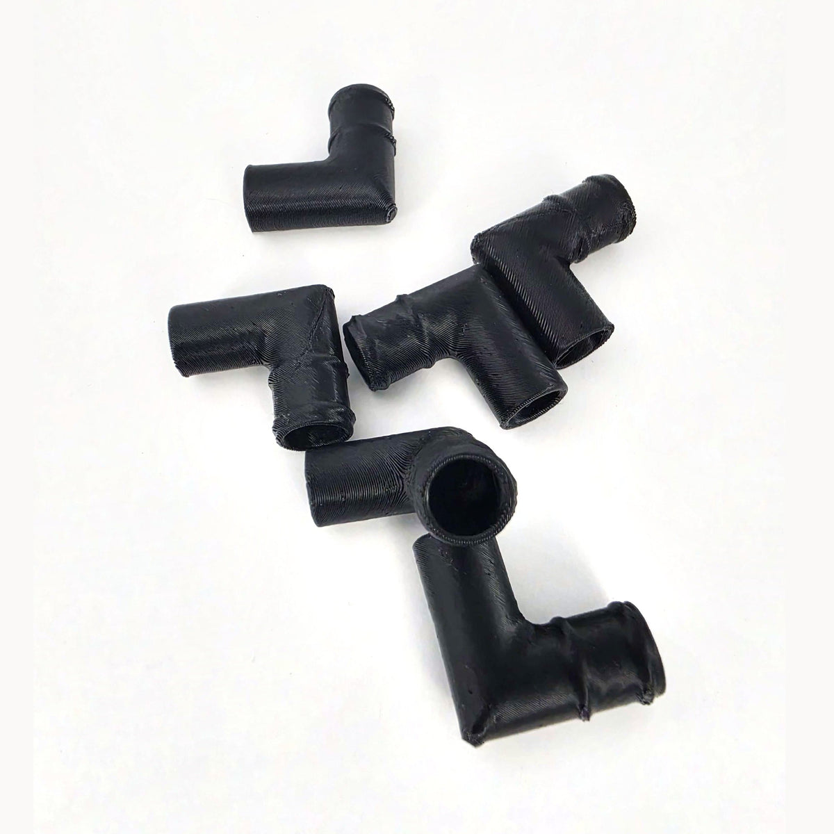 Six N-Bore-size replacement elbows for Clearflow Adapters