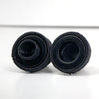 Male and female magnetic connector mating faces