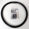 BFly Inline Magnetic Connectors for N-Bore tubing, packaged set with connected tubing loop