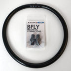 BFly Inline Magnetic Connectors for N-Bore tubing, packaged set with connected tubing loop